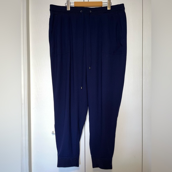Love and Legend Navy Dressy Joggers - Picture 1 of 10